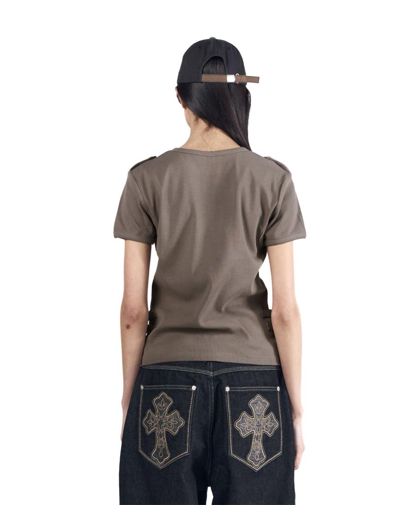 AAKAM Tactical Half Top (Brown)
