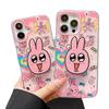 Single Layer Funny Rabbit for IPhone16promax for Apple 15 Mobile Phone Case for IPhone14 Female Model 13pro