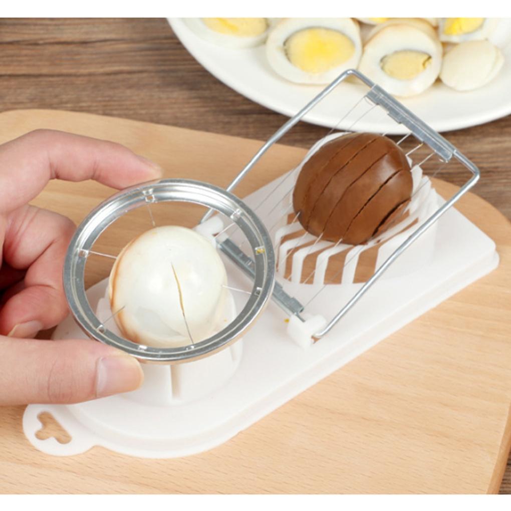 Küchen-Doppel-Eierschneider (Weiß) Eierschneider