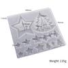 DIY Christmas Tree Star Epoxy Resin Silicone Mold Pendant Key Chain Elk Door Bell Hanging Moldes De Resina Christmas Decoration