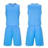 Solid color basketball jersey set Men's and children's adult light board competition training team jersey Quick-drying sweat-absorbing breathable 