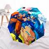 1pc Dragon Ball Z Goku Vegeta Automatic Folding Outdoor Umbrella - Portable 3-Fold Design with 8-Rib Iron Frame - Outdoor for Fans, Travelers, Da