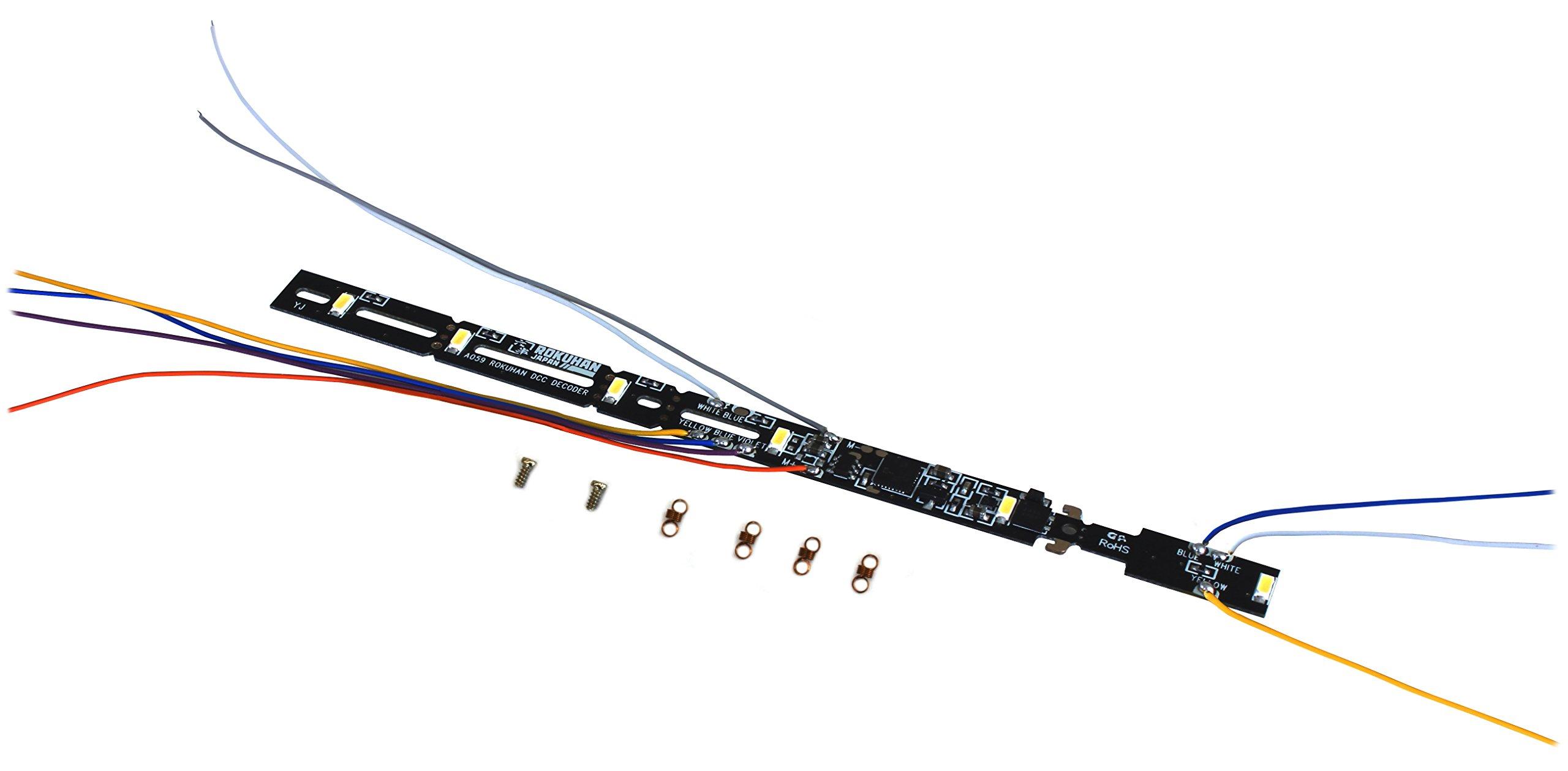 Rokuhan Z Gauge DCC Внутреннее освещение Модель железной дороги Принадлежности Декодер, Тип, Мульти-тип A059,