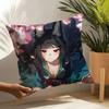 Miyabi Zenless Zone Zero Pillow Case Linen Cushion Covers For Decorative Sofa Home Pillows Case Car Chair Pillows Cases