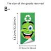 Funny Cartoon Face Trash Bin Sticker Water Block Vivid Expression Recycle Bin Sticker Easy Paste Sun Proof Tough Bin Wrap Decal