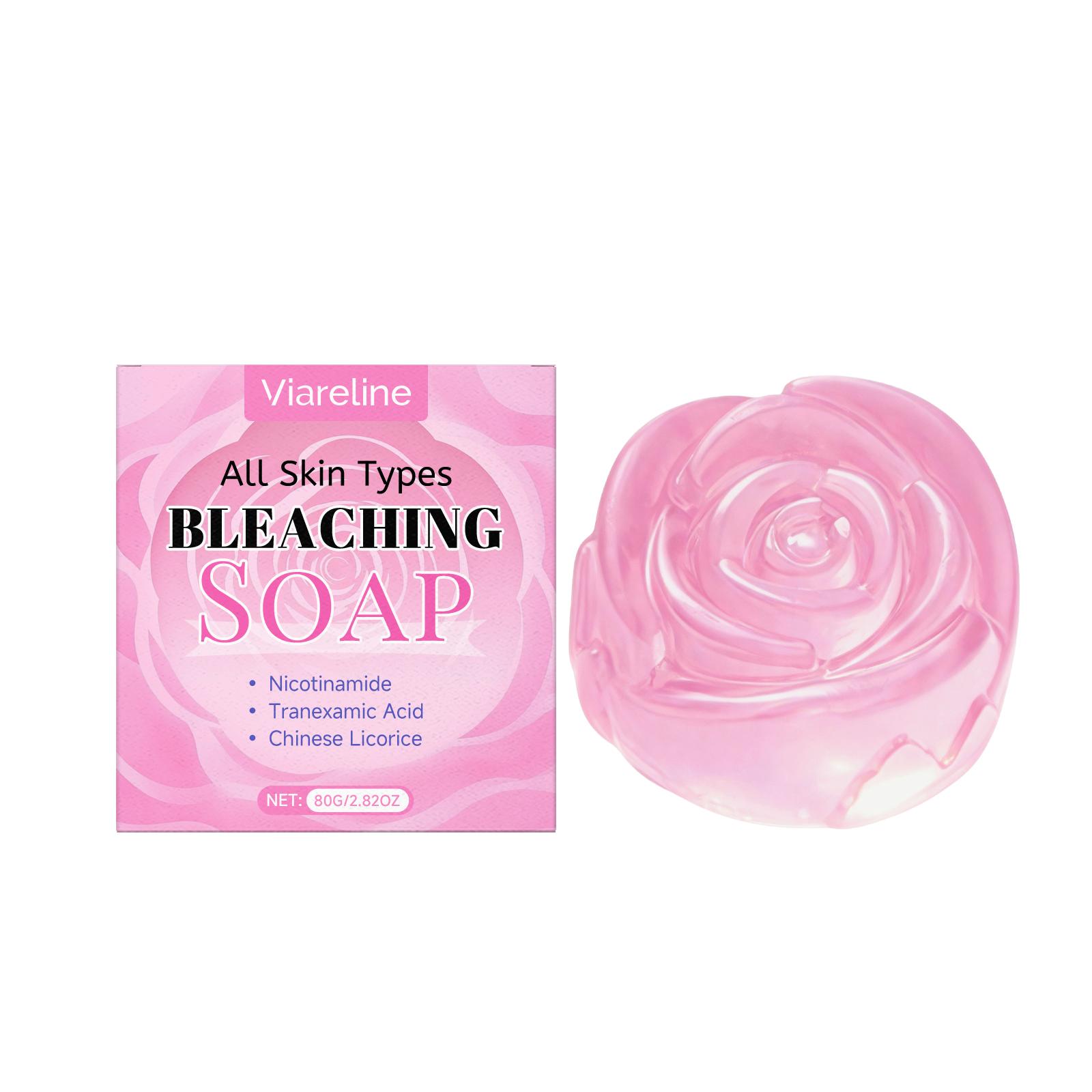 Rose Essential Oil Cleansing Soap – Mild, Comforting, Smooth, Refreshing Daily Cleanser for Body Skin
