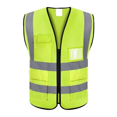 JY Zippered Reflective Vest