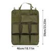 Car Back Seat Organizer Automotive Seat Back Organizers 8 Storage Pocket Design 900D Oxford Kick Protector For SUV Truck Bed