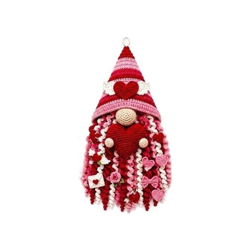 Hand-Knitted Seasonal Crochet Door Hanger Kit Santa Claus Easter Bunny Crochet Gnome Door Decor Kit Christmas Tree