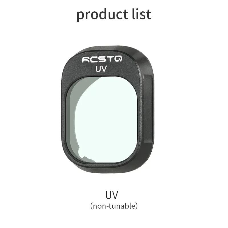 Replacement RCTQ For DJI Mini 4 Pro ND Filter Camera Lens Filter Set UV CPL ND8 ND16 ND32 ND64 ND/PL Repair Parts