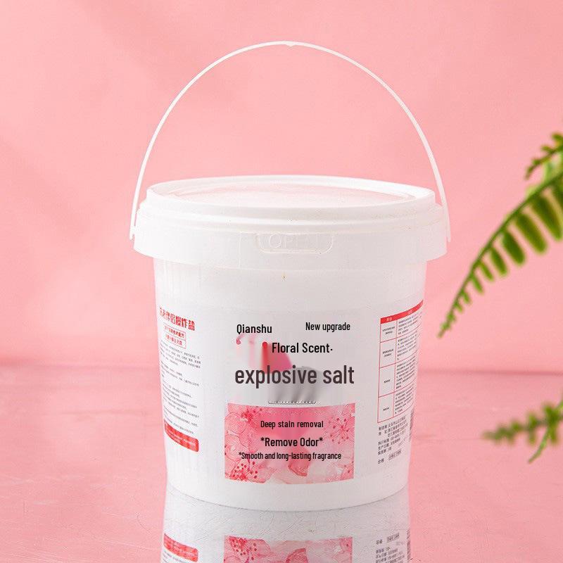 Floral Explosion All-Purpose Laundry Salt: Powerful Stain Remover, Whitening, Deodorizing & Scented for Colored Clothes.