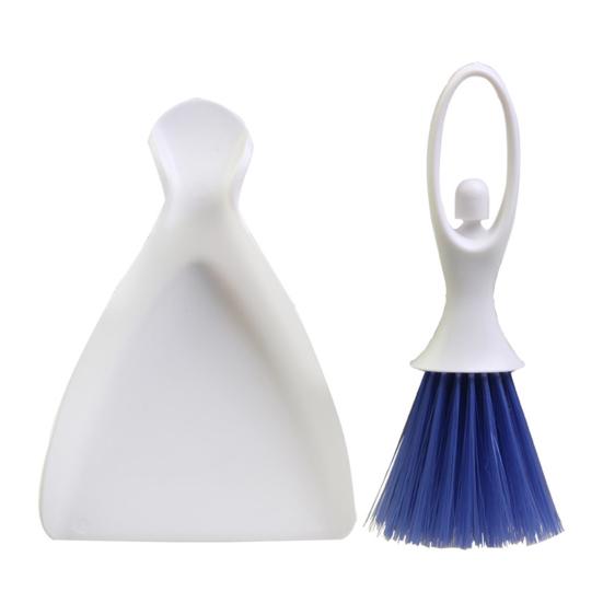 Car Vent Cleaning Brush Soft Bristle Interior with Dust Tray Detail Tool