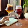 Verre à Cocktail à Tige Haute Design Minimaliste de Niche Verre à Vin Transparent Créatif Rétro Tasse en Verre Tasse à Café Spéciale