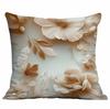 Spring and Summer 3D Floral Print Pillowcase Home Sofa Cushion Pillowcase