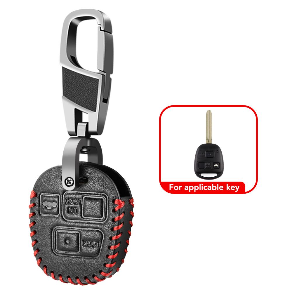 

Чехол для ключей из искусственной кожи, брелок для TOYOTA Avensis Camry Corolla RAV4 PRADO YARIS Tarago FJ Cruiser Land для Lexus, чехол для ключей белый