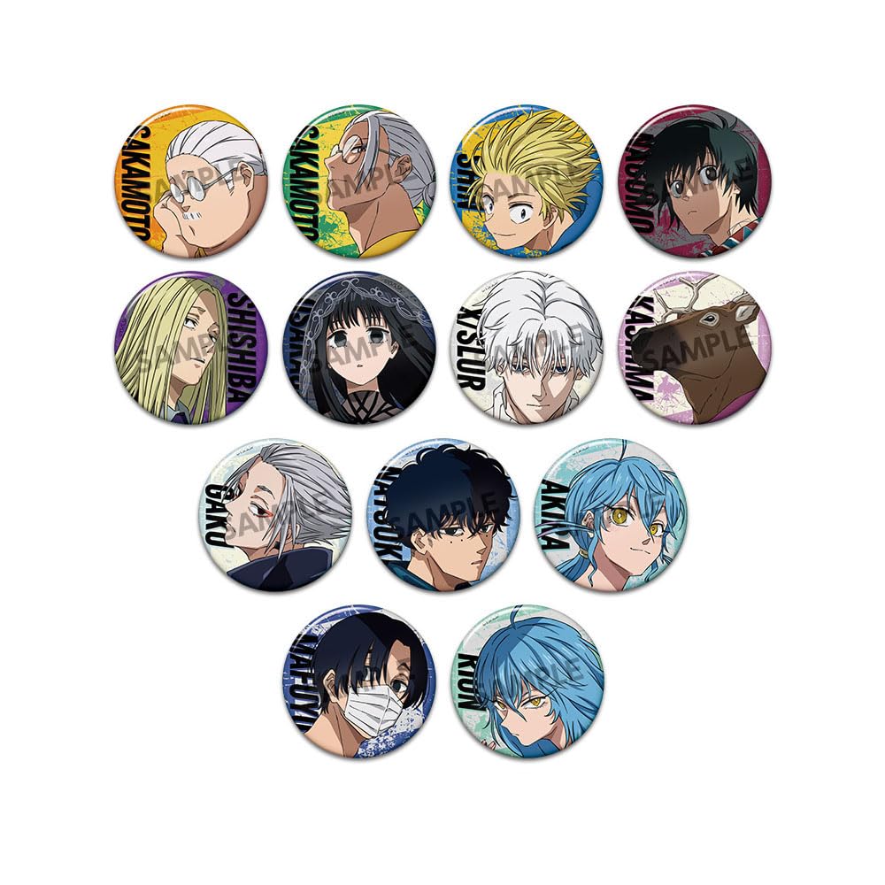 

SAKAMOTO DAYS Can Badge Collection vol.3 (50 badges in 1 box)