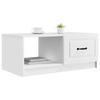 White Coffee Table 90 x 50 x 37 cm Particleboard