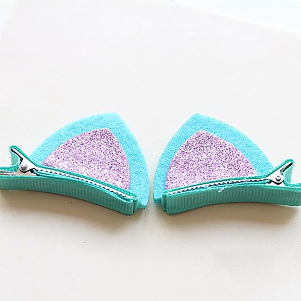 

2 шт. Новые плюшевые кошачьи ушки, заколки для волос, женские заколки для волос, аксессуары для волос, милые заколки, детские модные головные уборы, украшения