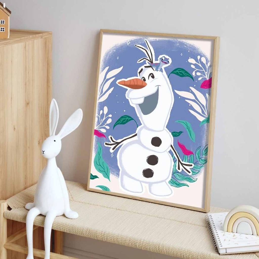 DIY Diamond Painting Cute Olaf Cross Stitch Kit Mosaic Art Diamond Painting Full Circle Diamond Home Decoration
