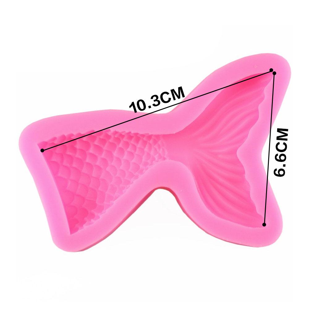 

1 шт., силиконовая форма с хвостом русалки, форма для помадки и печенья, форма для конфет, шоколада, украшение для торта, инструмент для выпечки L