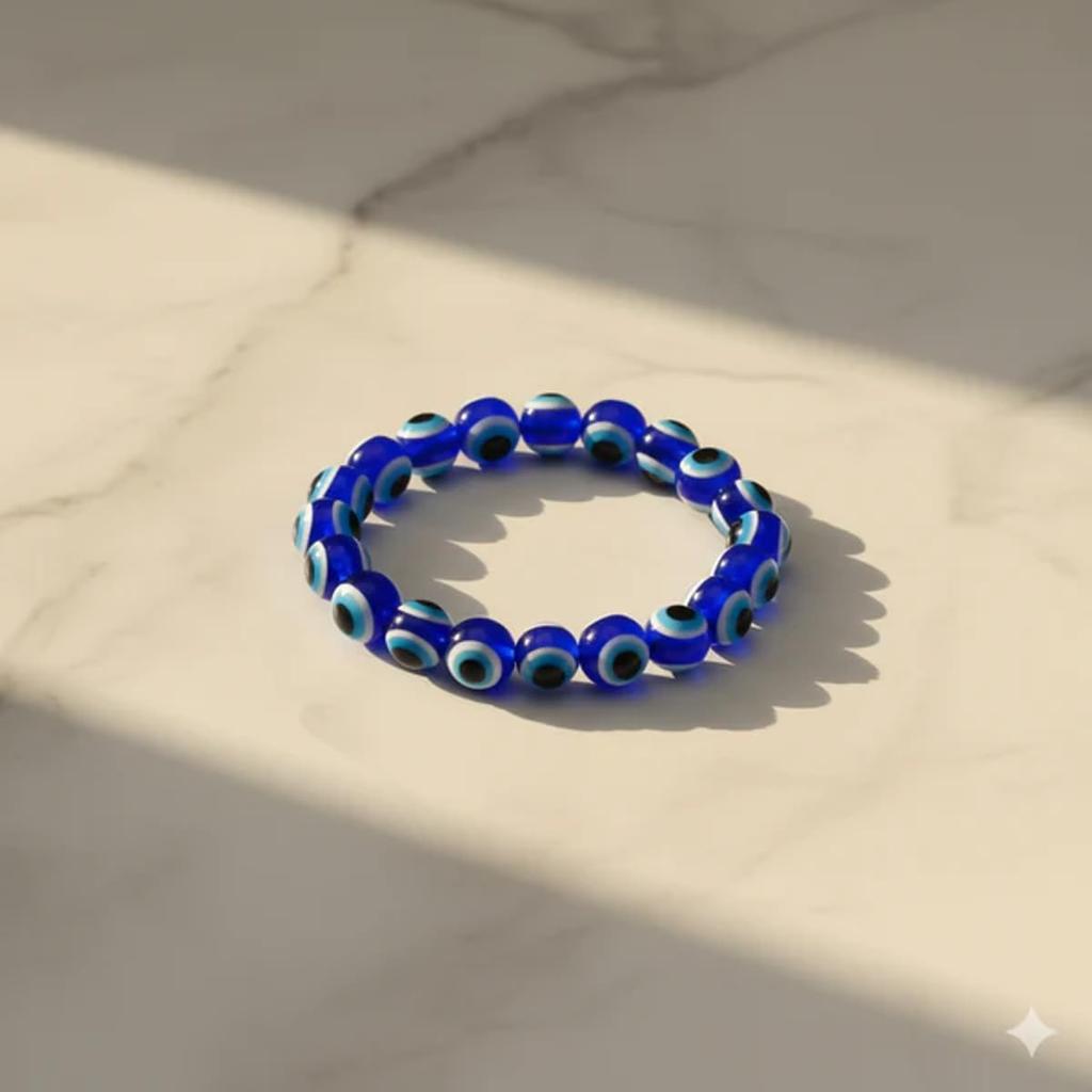On Blow Evil Eye Bracelet, Blue
