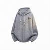 Unisex Vintage Knit Hooded Cardigan Oversized Casual Sweatshirt Streetwear
