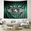 Sporting Portugal Crest Tapestry Hanging for Bedroom,Livingroom, Playroom,Decor Art Room Wall Tapestry Holiday and Birthday Gifts