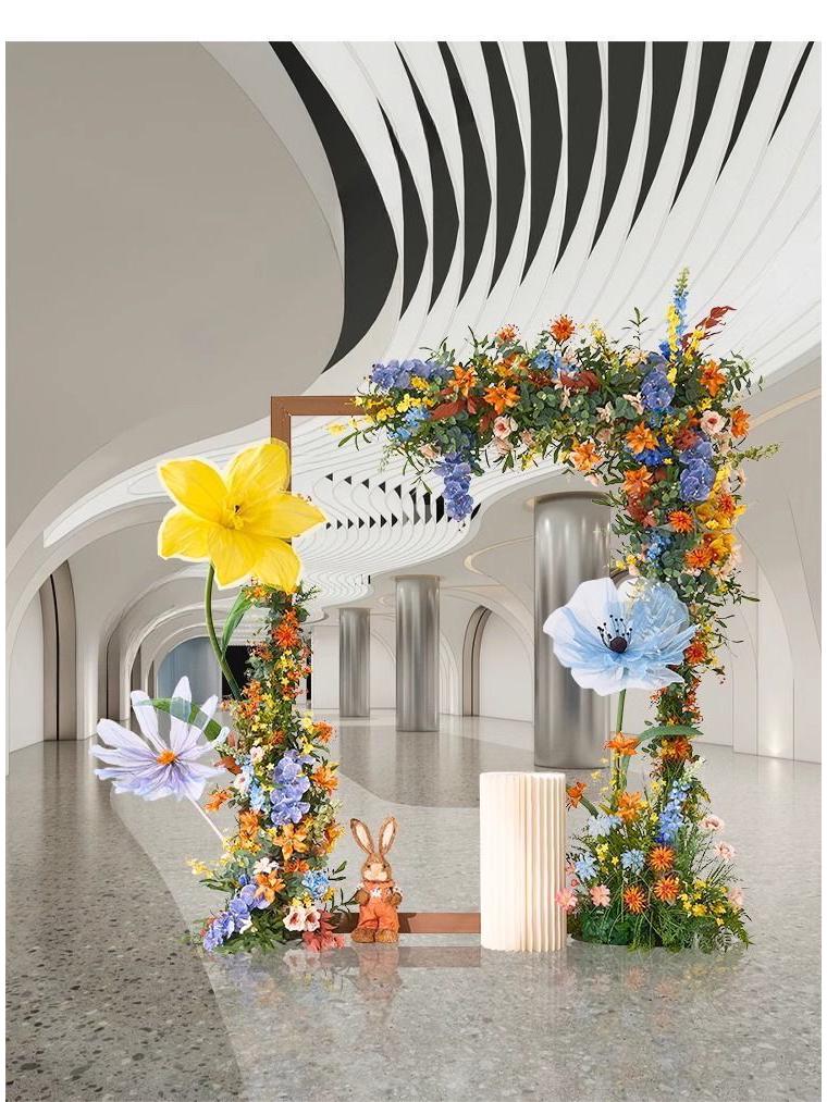 High-Quality Artificial Flowers: Indoor Ornaments for Living Room, Landscaping, Shop Window, or Wedding Decoration