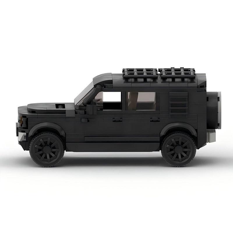 MOC-Blöcke: Kompatibler Land Rover Defender 110 P400 SUV Offroad DIY Bausteine