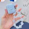 Cute 3D Heart Love Silicone Earphone Accessories Case For Airpods 3rd For Airpods 1 2 Pro2rd Cover Creative Smile Ornament Keyri