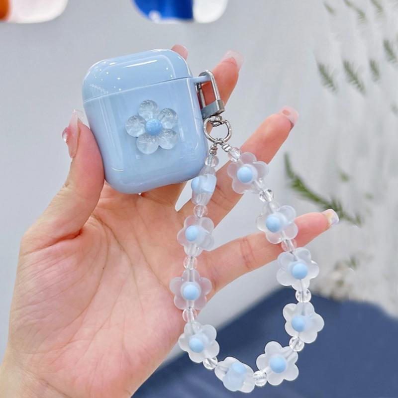 Cute 3D Heart Love Silicone Earphone Accessories Case For Airpods 3rd For Airpods 1 2 Pro2rd Cover Creative Smile Ornament Keyri