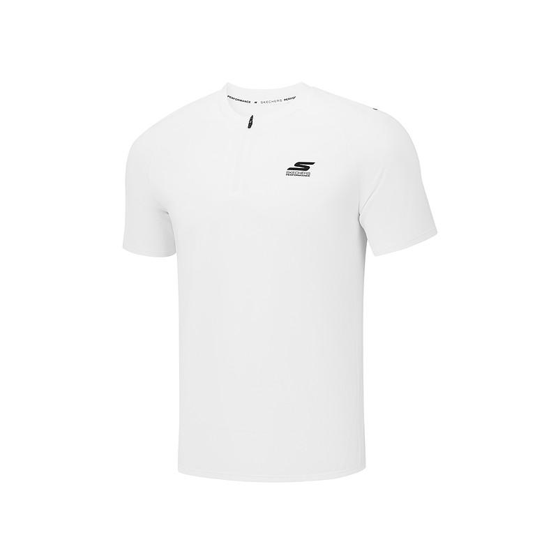 Skechers Quick-Dry Knit Short Sleeve T-Shirt Men tops P226M012-0019 S
