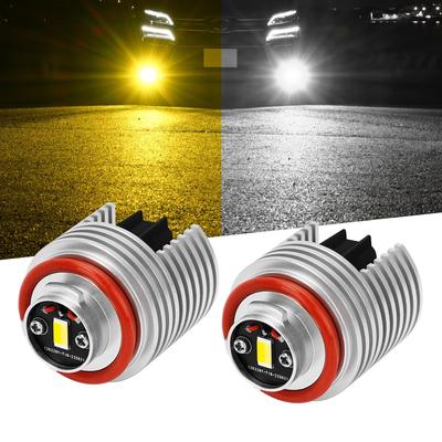 BORDAN L1B LED Fog Lights with Memory New Toyota OEM Memory Super Vehicle Inspection Quick No Modification Fits Toyota Hiace 7th Noah 90 of Dual-Color