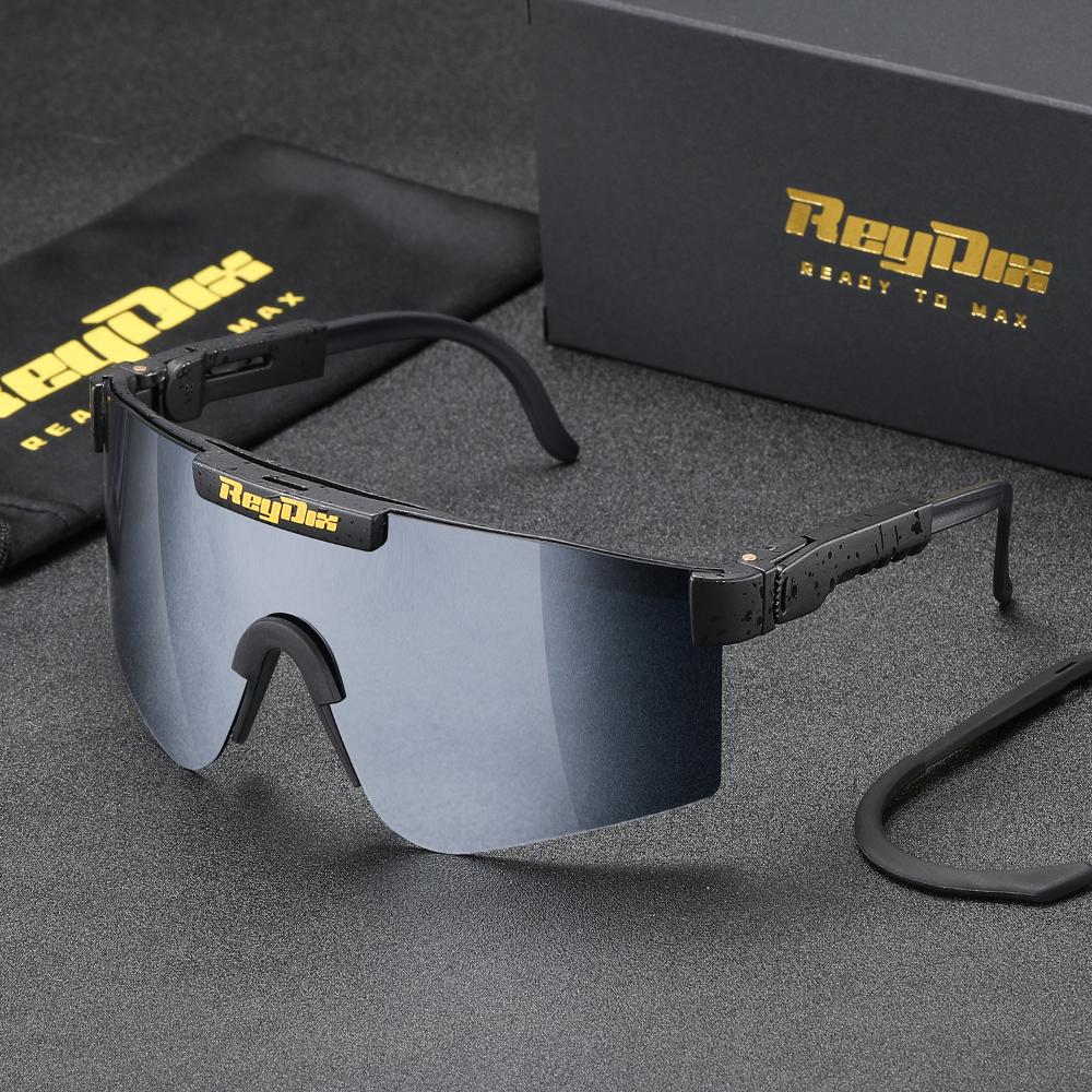 Солнцезащитные очки ReyDix в большой поляризованной оправе