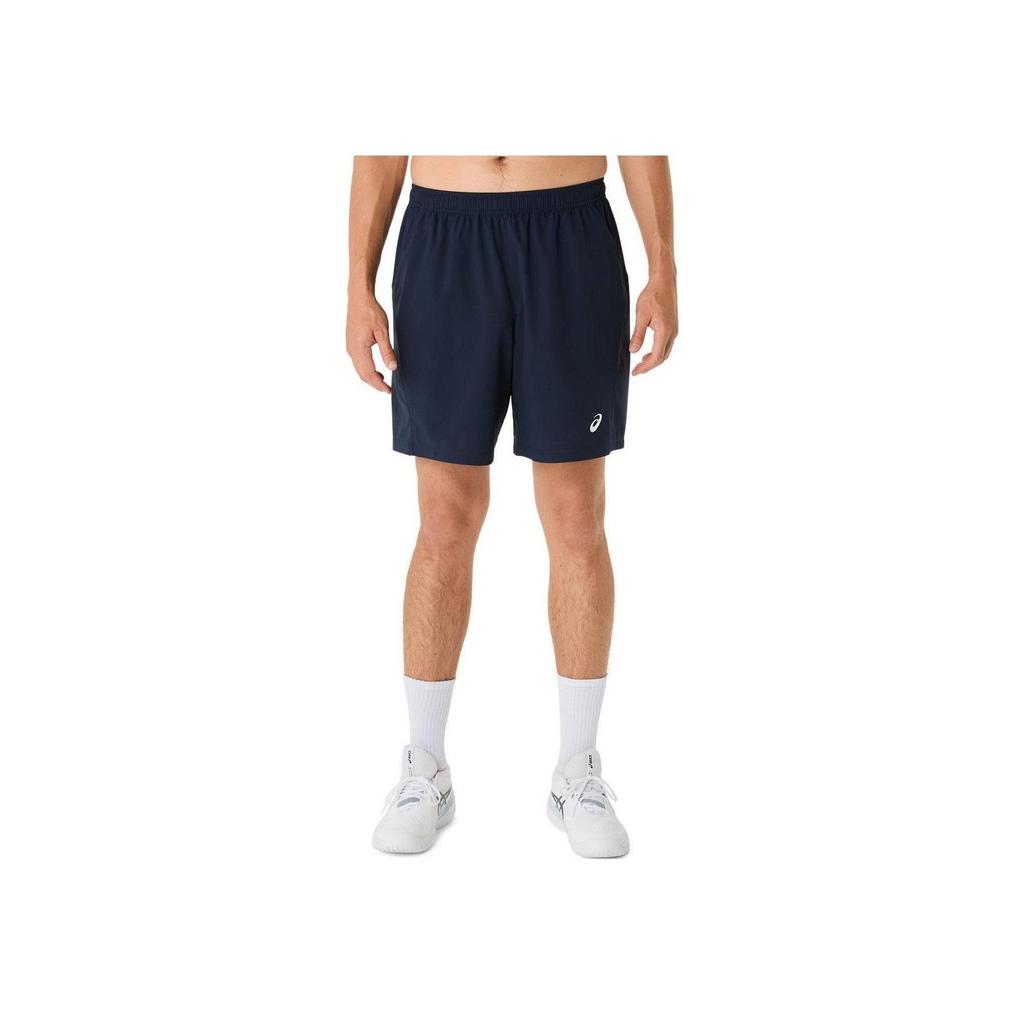 Asics Tennis Series Quick-Dry Breathable Lightweight Stretch Logo Sports Shorts Men Shorts Dark-Blue 2041A343-400