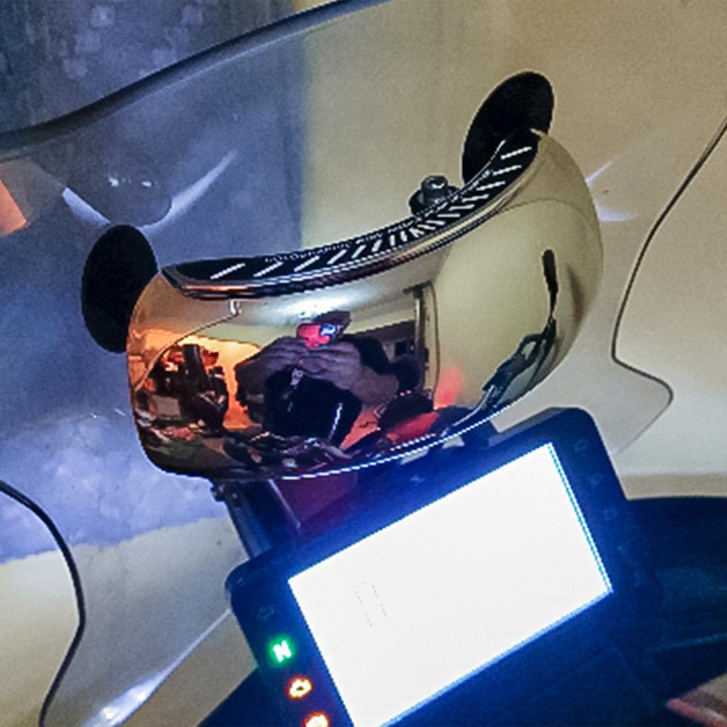 Fit for R1200GS R1250GS Universal Motorcycle Scootor Windscreen 180+ Degree Blind Spot Mirror Wide Angle Rearview Mirror