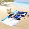 A.J. Brown Print Beach Towel, Large Soft Quick Dry Towel for Beach Camping Swimming