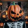 Scary Pumpkin for Halloween Costume Party and Night Ball