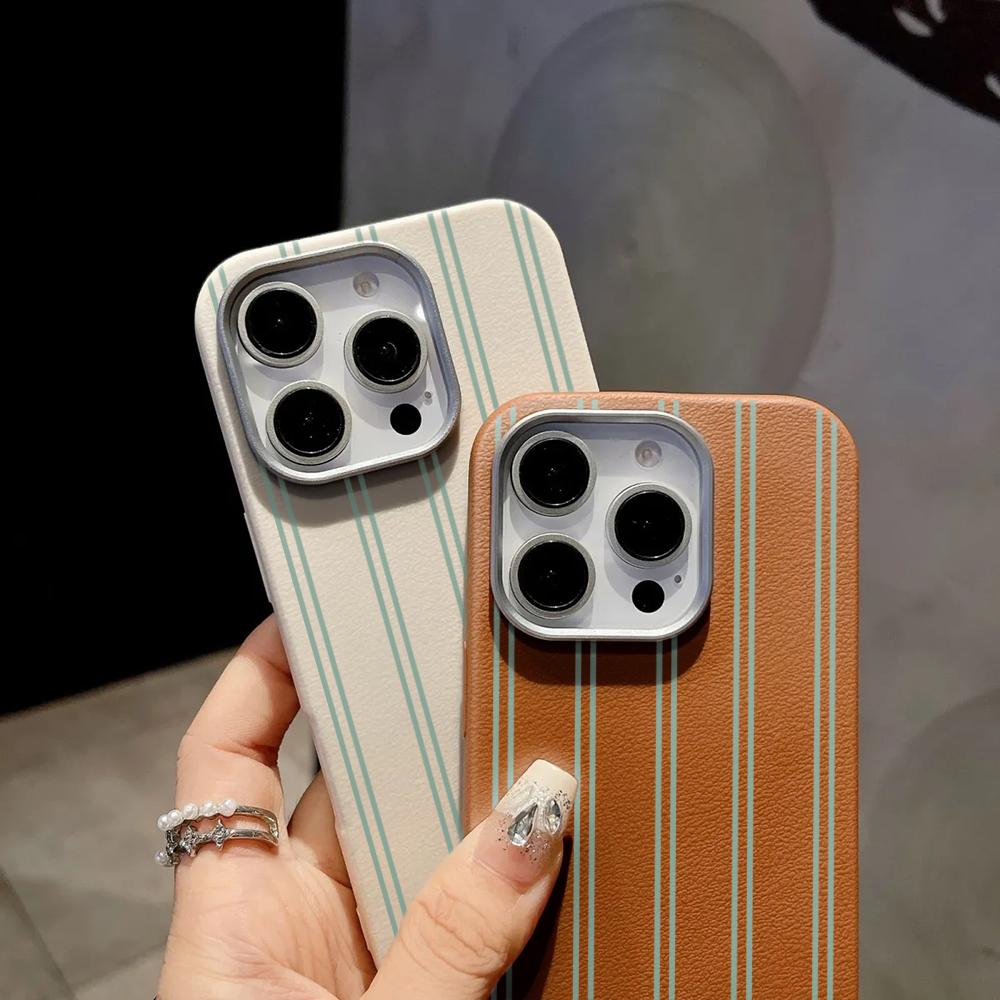 Green Line Luxury Soft Phone Case For Xiaomi Redmi Note 14 13 12 11 10 Pro 4G 5G Global For Redmi 12 13C 14C 15C 5G 13 14 Funda