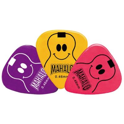 MAHALO Ukulele Pick Teardrop Type Set of 3 MZPK1 0.46mm