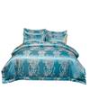 Europäischer Satin-Jacquard-Bettbezug, vierteiliges Set, besticktes dreiteiliges Set