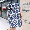 Blue and White Porcelain Case For Realme 15 14 13 12 11 Pro Plus GT6 GT7 Pro C55 C51 C35 C53 C61 C65 C67 C63 C71 C75