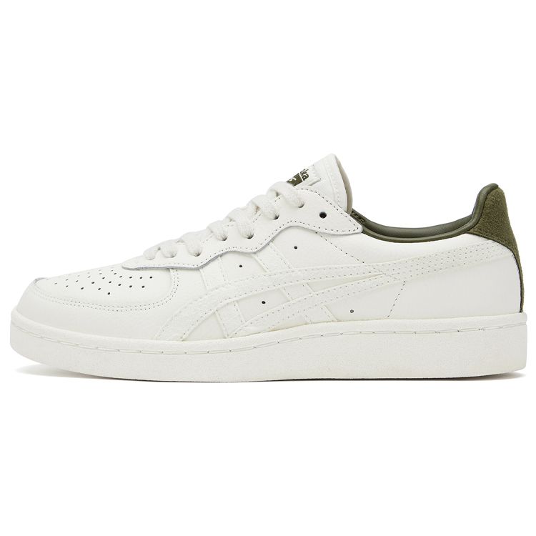 

Onitsuka Tiger Unisex GSM White Olive Green Low-top Sneakers 1183B701-104 36