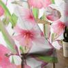 Tropical Flowers Leaves Sheer Curtains for Living Room Transparent Tulle Window Curtain Bedroom Kitchen Home Decor Veil Drapes