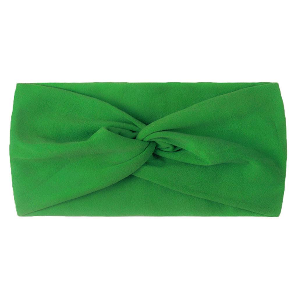 European and American Children's Hair Band Hair Accessories Baby Solid Color Nylon Cross Knotted Girl's Hair Ring Headband