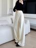 Women's High Waist Drawstring Wide Leg Sweatpants Casual Loose Trousers with Pockets