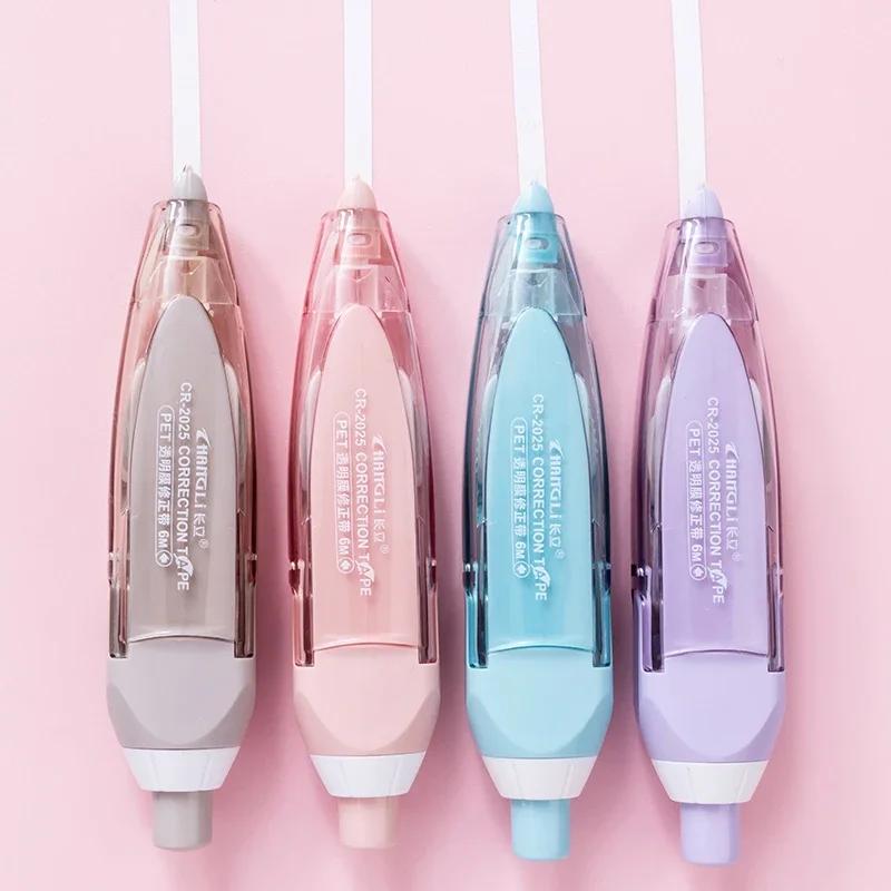 Banda de corectare a culorilor Morandi Banda de corecție Kawaii alb Papetărie coreeană drăguță Nucleu înlocuibil Rechizite de birou școlare