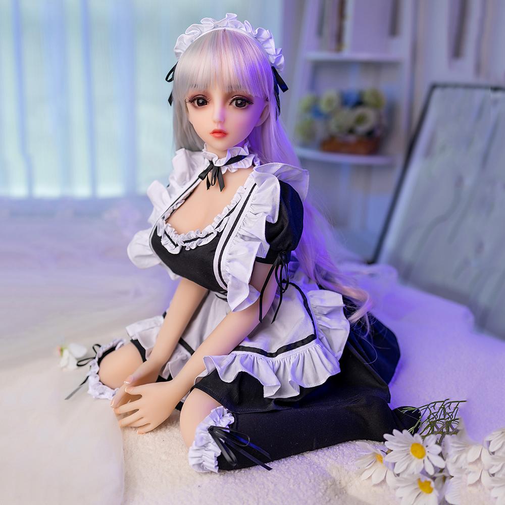 Kvadratelement for hele kroppen 80 cm 3D Silikon Sex Doll TPE Realistic Ass Anal Vagina Sexleketøy for voksen