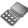1set Reusable Stainless Steel Whiskey-Stones 3.1*2.6*2.7cm Chill Drinks Without Diluting Flavor! For 3-5 Hours Cooling Barware