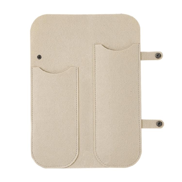 

Protective Felt Curling Wand Holder Bag Foldable Solution For Safely Storing Hot Tool Toiletry Accessory Case 1